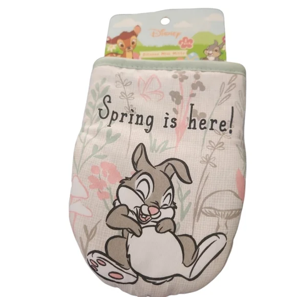 Disney Thumper Silicone Mini Mitts "Spring is Here" & 2 PCs Kitchen Towels Set - Picture 5 of 8